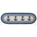 Capitol Importing Co 27 x 825 in Navy Anchor Oval Stair Tread 49ST443NA